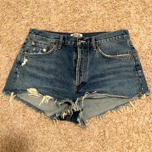 Agolde High-waisted Parker Shorts